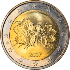 Finland, 2 Euro, 2007, Vantaa, MS(63), Bi-Metallic, KM:130