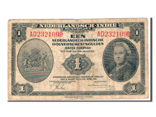 Biljet, Nederlands Indië, 1 Gulden, 1943, TB