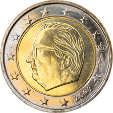 Belgium, 2 Euro, 2007, Brussels, MS(63), Bi-Metallic, KM:246