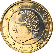 Belgium, Euro, 2007, Brussels, MS(63), Bi-Metallic, KM:245