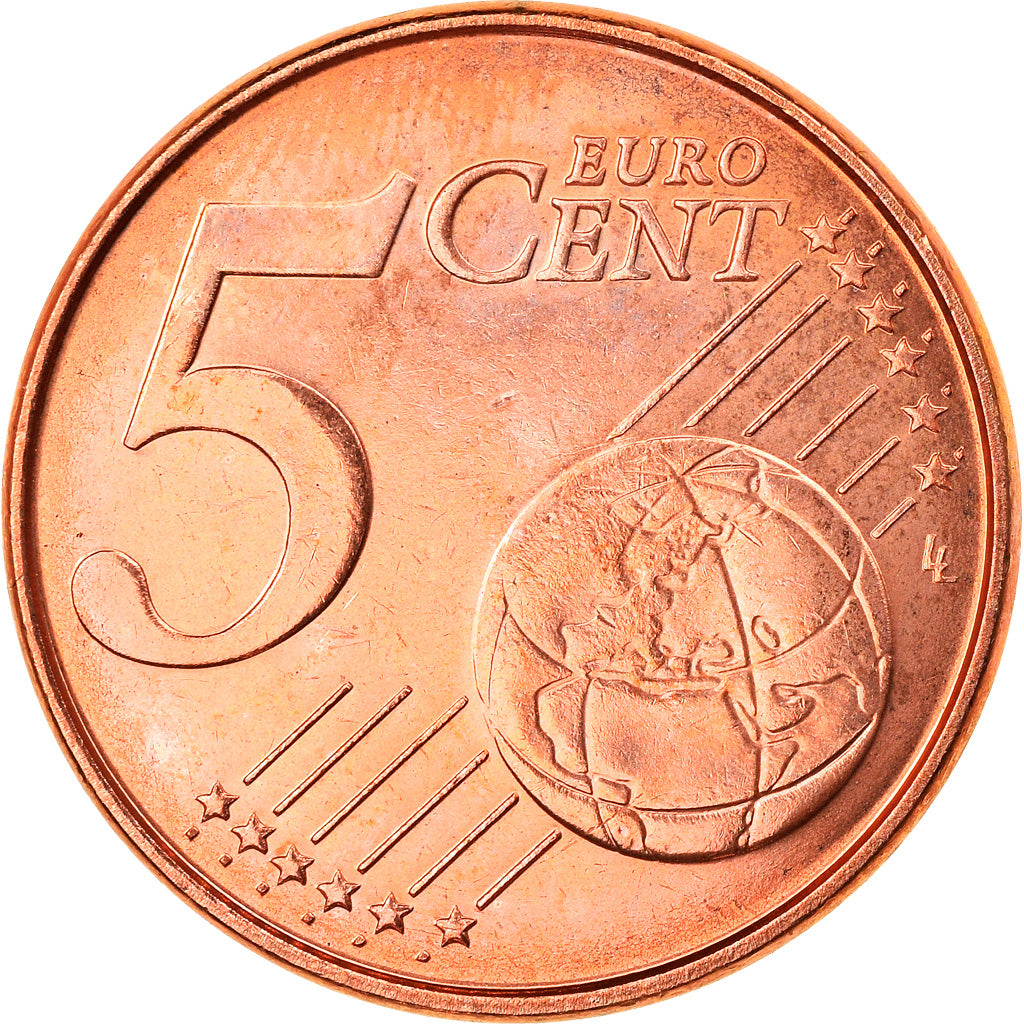 Belgium, 5 Euro Cent, 2007, Brussels, MS(63), Copper Plated Steel, KM:226