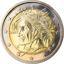 Italy, 2 Euro, 2007, Rome, MS(63), Bi-Metallic, KM:217