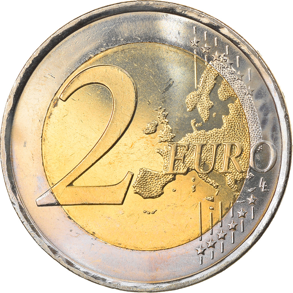 Spain, 2 Euro, 2008, Madrid, MS(63), Bi-Metallic, KM:1074