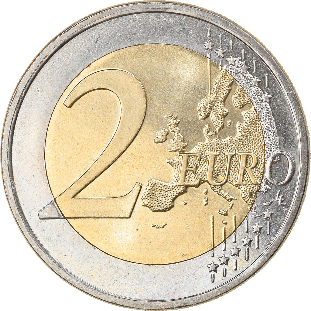 Finlandia, 2 Euro, 2008, Vantaa, SPL, Bi-metallico, KM:130