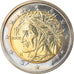 Italy, 2 Euro, 2008, Rome, MS(63), Bi-Metallic, KM:251