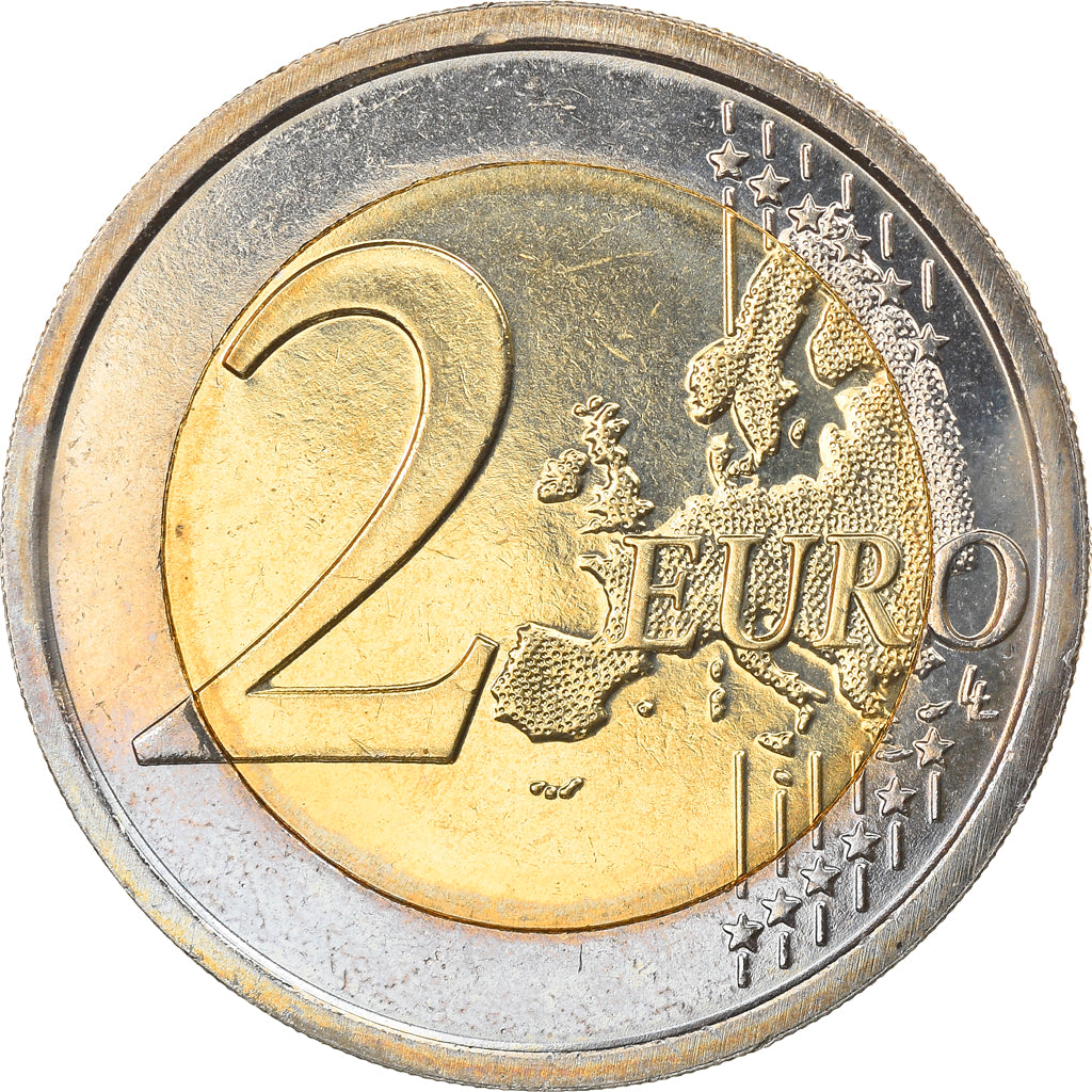 Italy, 2 Euro, 2008, Rome, MS(63), Bi-Metallic, KM:251