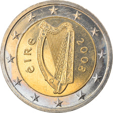 IRELAND REPUBLIC, 2 Euro, 2008, MS(63), Bi-Metallic, KM:51
