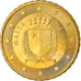 Malte, 10 Euro Cent, 2008, Paris, SPL, Laiton, KM:128