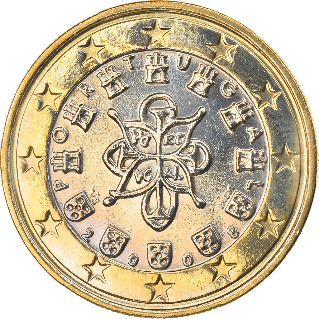 Portugal, Euro, 2008, Lisbon, MS(63), Bi-Metallic, KM:766