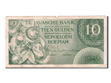 Netherlands Indies, 10 Gulden, 1946, KM #89, VF(30-35), KS