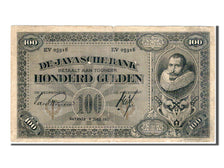 Banconote, INDIE OLANDESI, 100 Gulden, 1927, MB