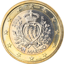 San Marino, Euro, 2008, Rome, MS(63), Bi-Metallic, KM:485