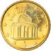 San Marino, 10 Euro Cent, 2008, Rome, MS(63), Brass, KM:482