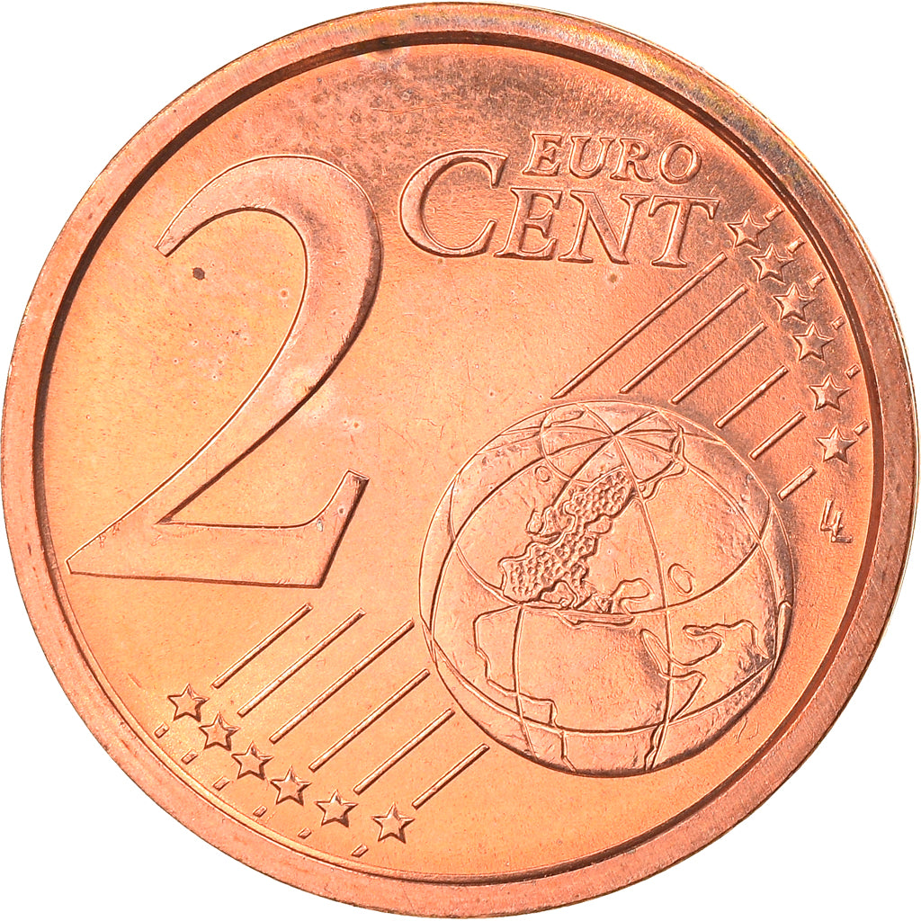 San Marino, 2 Euro Cent, 2008, Rome, MS(63), Copper Plated Steel, KM:441