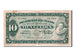 Billet, Netherlands Indies, 10 Gulden, 1931, TB