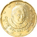 VATICAN CITY, 20 Euro Cent, 2008, Rome, MS(63), Brass, KM:386