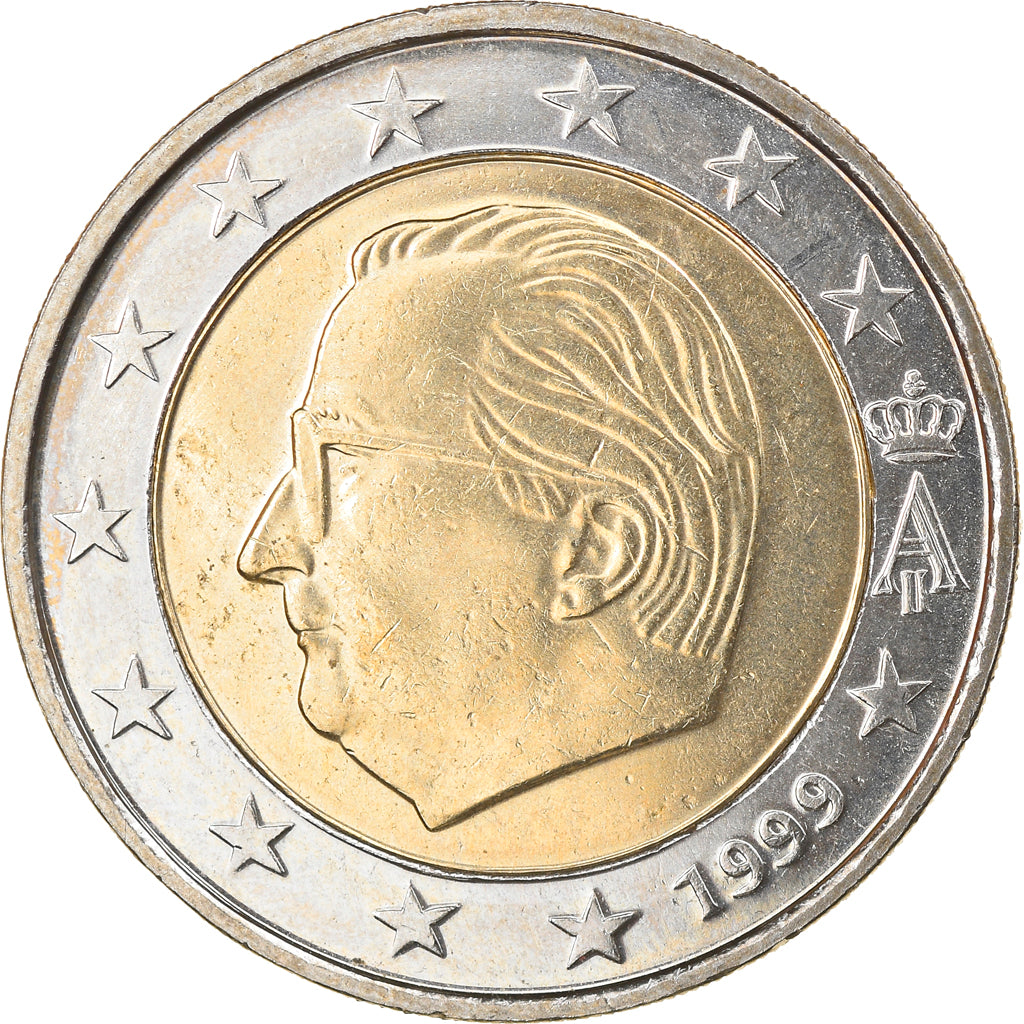 Belgium, 2 Euro, 1999, Brussels, AU(50-53), Bi-Metallic, KM:231
