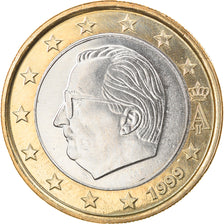 Belgium, Euro, 1999, Brussels, AU(50-53), Bi-Metallic, KM:230