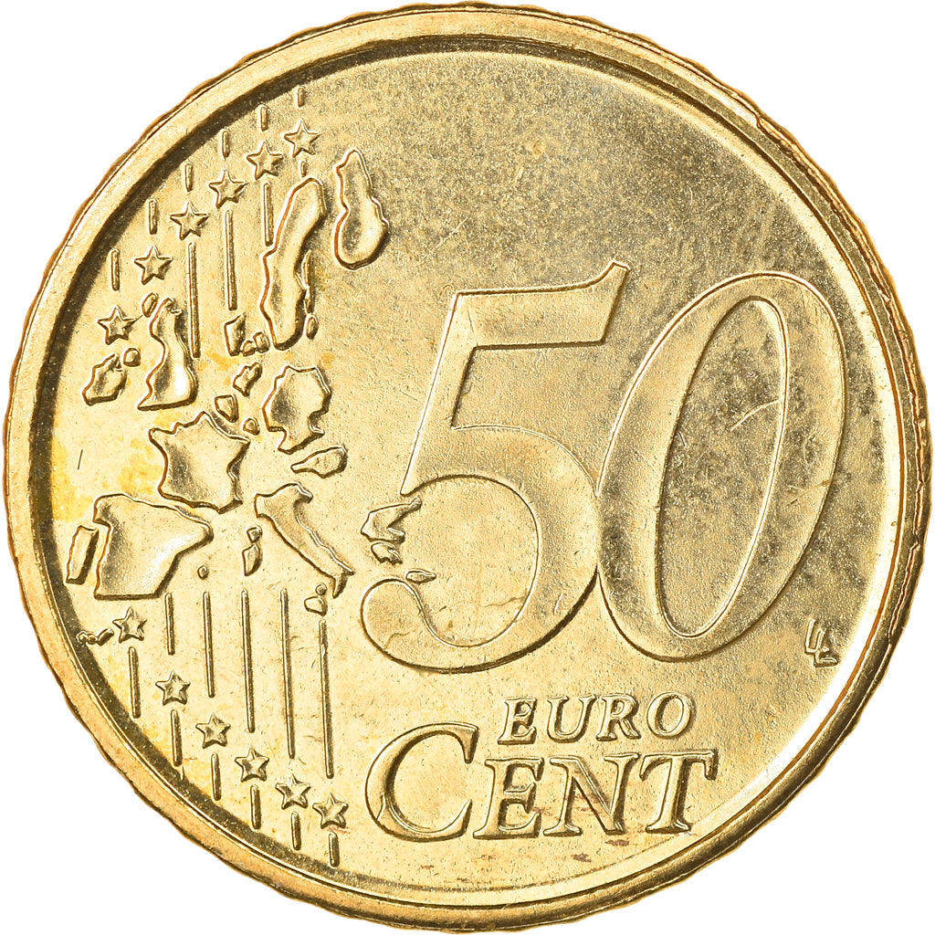 Belgium, 50 Euro Cent, 1999, Brussels, AU(50-53), Brass, KM:229