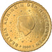 Niederlande, 50 Euro Cent, 2000, Utrecht, SS+, Messing, KM:239