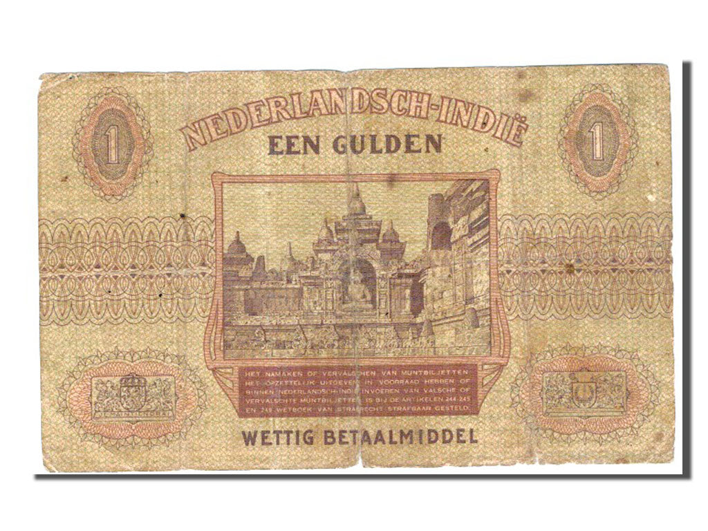 INDIE OLANDESI, 1 Gulden, 1940, MB
