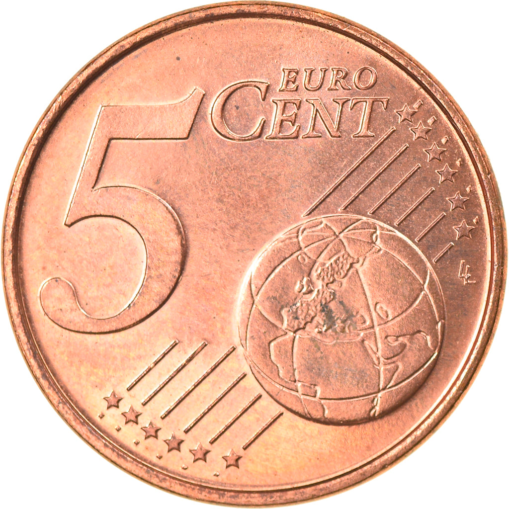 Niederlande, 5 Euro Cent, 2000, Utrecht, SS+, Copper Plated Steel, KM:236