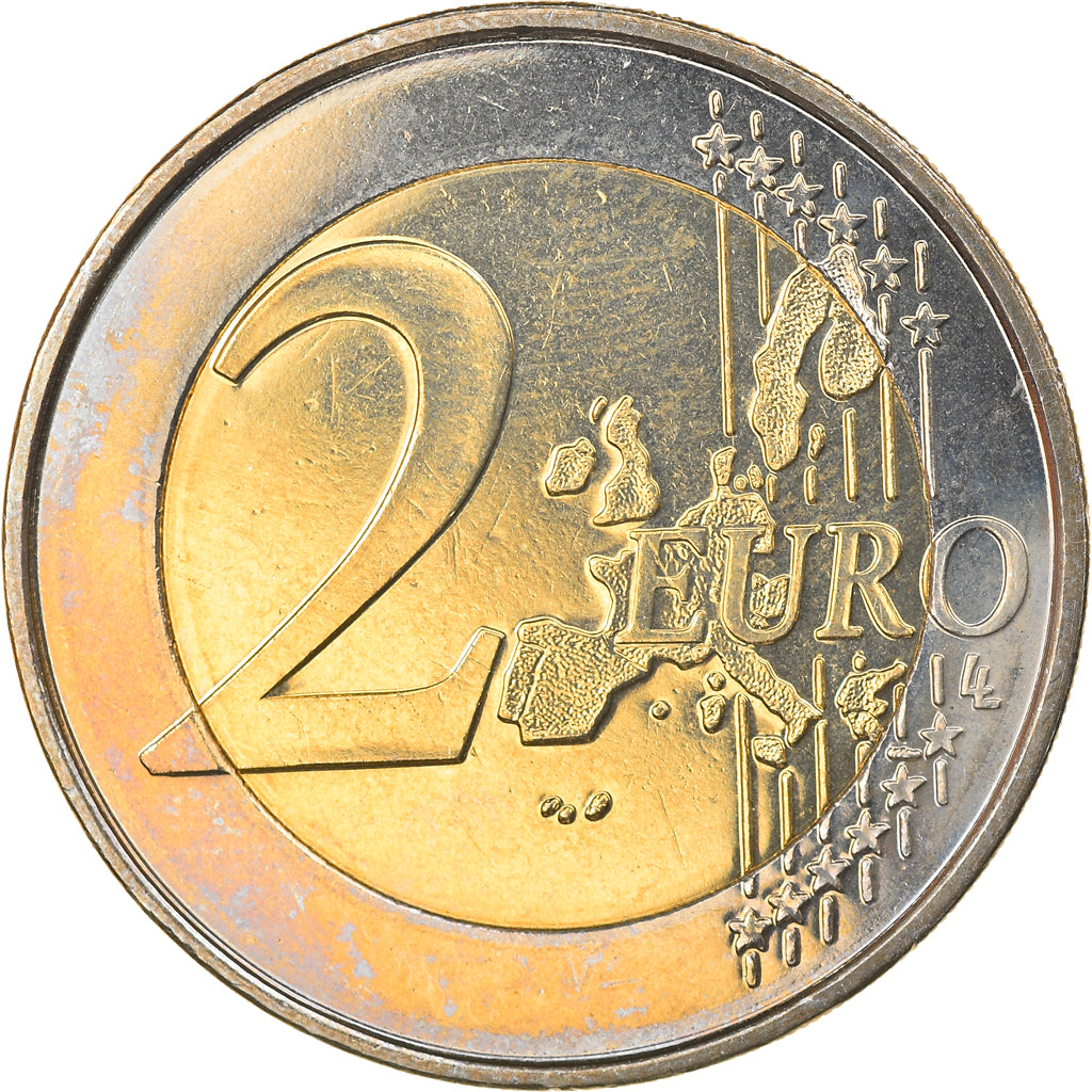 Belgia, 2 Euro, 2001, Brussels, MS(63), Bimetaliczny, KM:231