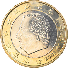 Belgium, Euro, 2001, Brussels, MS(63), Bi-Metallic, KM:230
