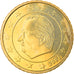 Belgium, 50 Euro Cent, 2001, Brussels, MS(63), Brass, KM:229