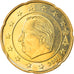 Belgien, 20 Euro Cent, 2001, Brussels, UNZ, Messing, KM:228