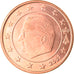 Belgium, 5 Euro Cent, 2001, Brussels, MS(63), Copper Plated Steel, KM:226
