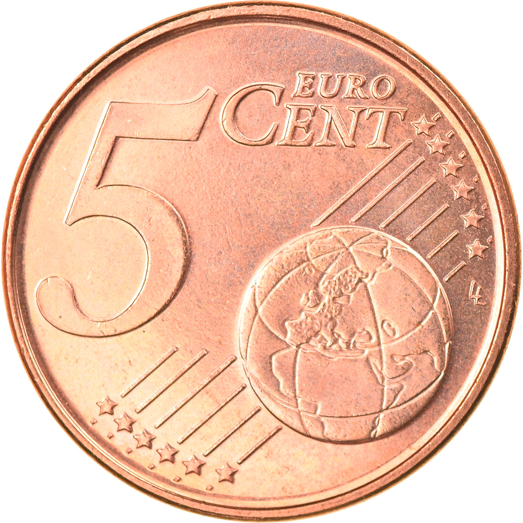 Belgium, 5 Euro Cent, 2001, Brussels, MS(63), Copper Plated Steel, KM:226