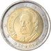 Spain, 2 Euro, 2001, Madrid, MS(63), Bi-Metallic, KM:1047