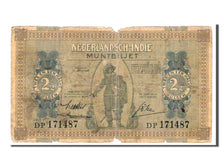 Netherlands Indies, 2 1/2 Gulden, 1940, KM #109a, VG(8-10), DP