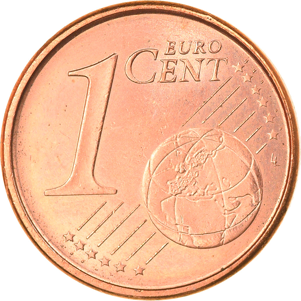 Spanje, Euro Cent, 2001, Madrid, UNC-, Copper Plated Steel, KM:1040