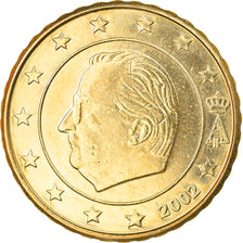 Belgium, 10 Euro Cent, 2002, Brussels, EF(40-45), Brass, KM:227