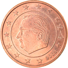 Belgien, 5 Euro Cent, 2002, Brussels, SS+, Copper Plated Steel, KM:226