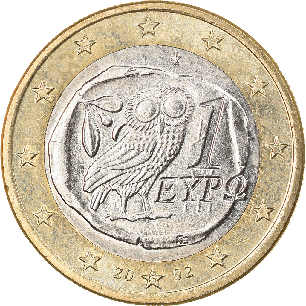 Greece, Euro, 2002, Athens, AU(50-53), Bi-Metallic, KM:187