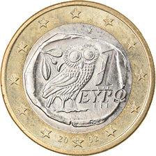 Greece, Euro, 2002, Athens, AU(50-53), Bi-Metallic, KM:187