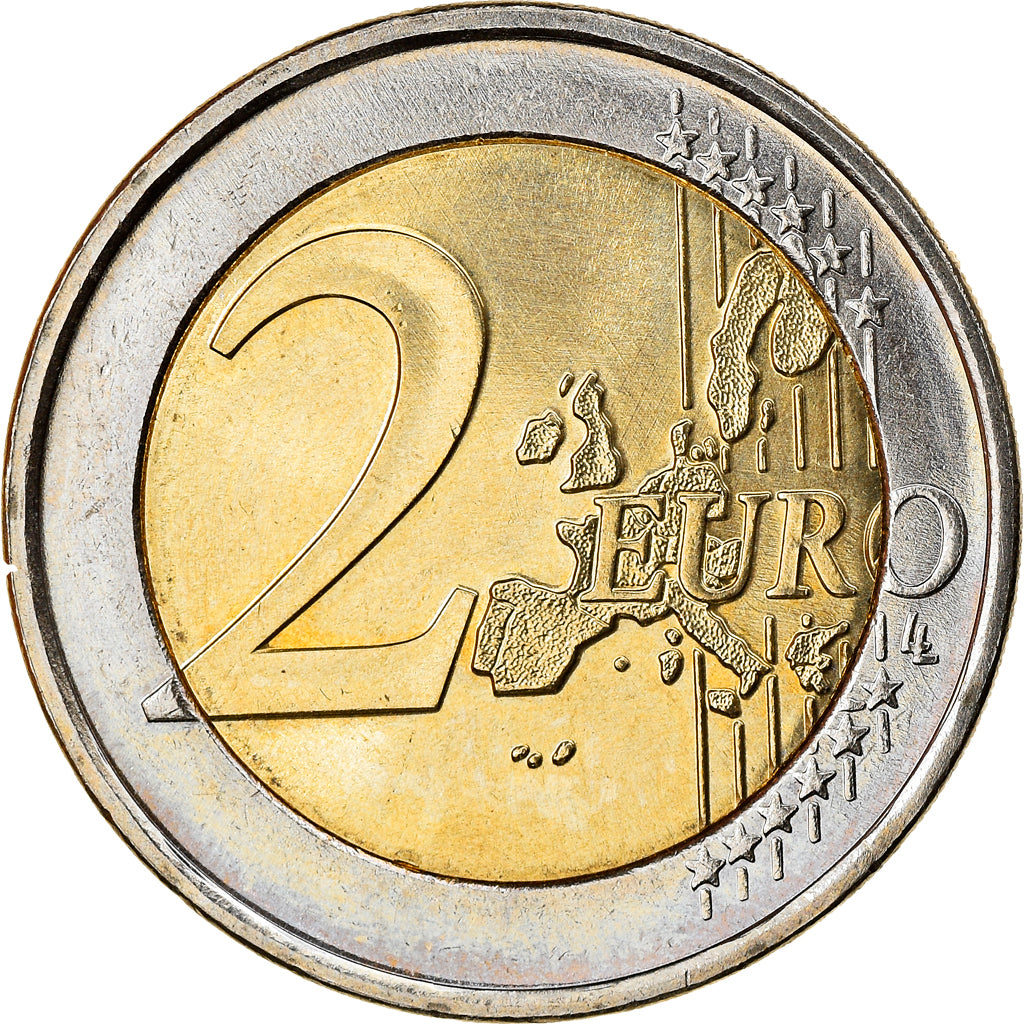 Greece, 2 Euro, 2004, Athens, MS(63), Bi-Metallic, KM:188