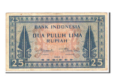 Indonesia, 25 Rupiah, 1952, KM #44a, EF(40-45), MW