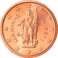 San Marino, 2 Euro Cent, 2011, Rome, MS(63), Copper Plated Steel, KM:441