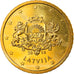 Latvia, 50 Euro Cent, 2014, Stuttgart, MS(63), Brass, KM:155