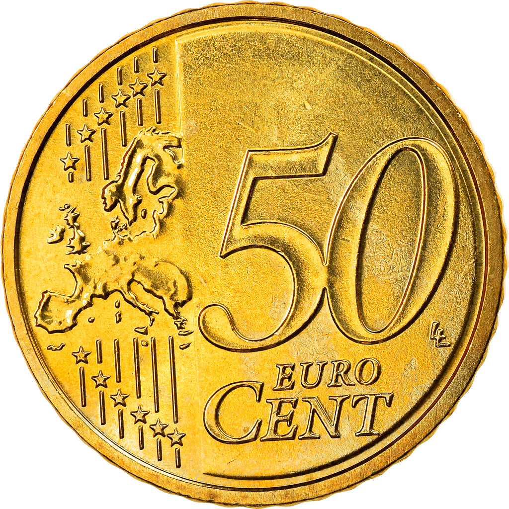 Latvia, 50 Euro Cent, 2014, Stuttgart, MS(63), Brass, KM:155