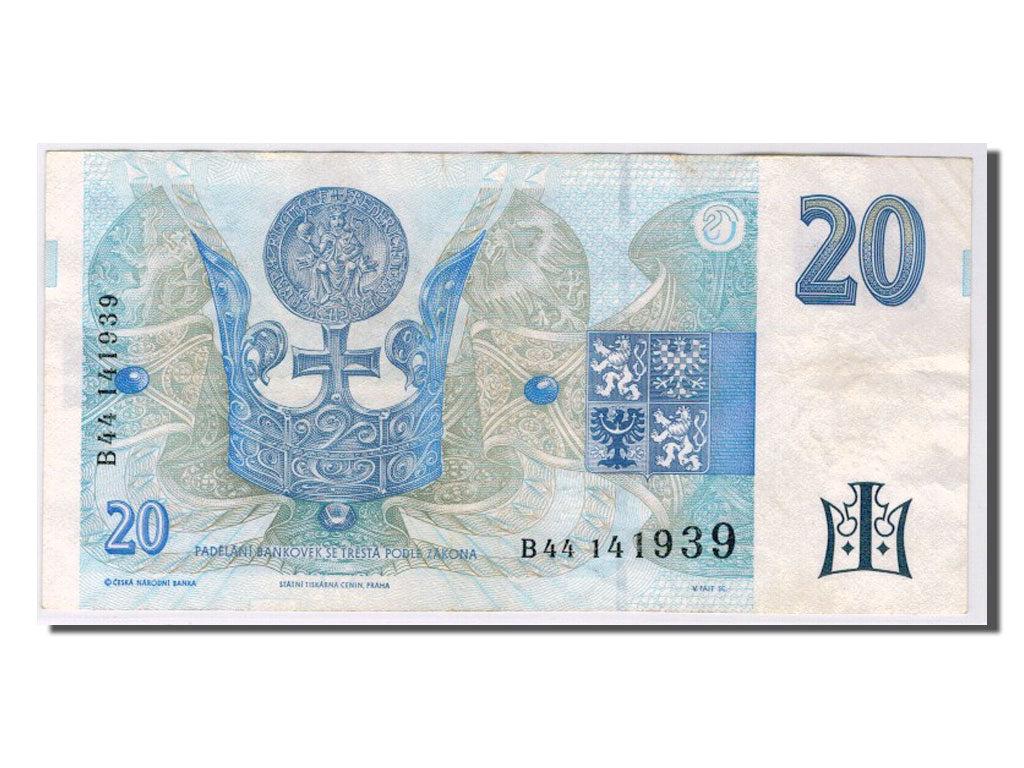 Repubblica Ceca, 20 Korun, 1994, BB+