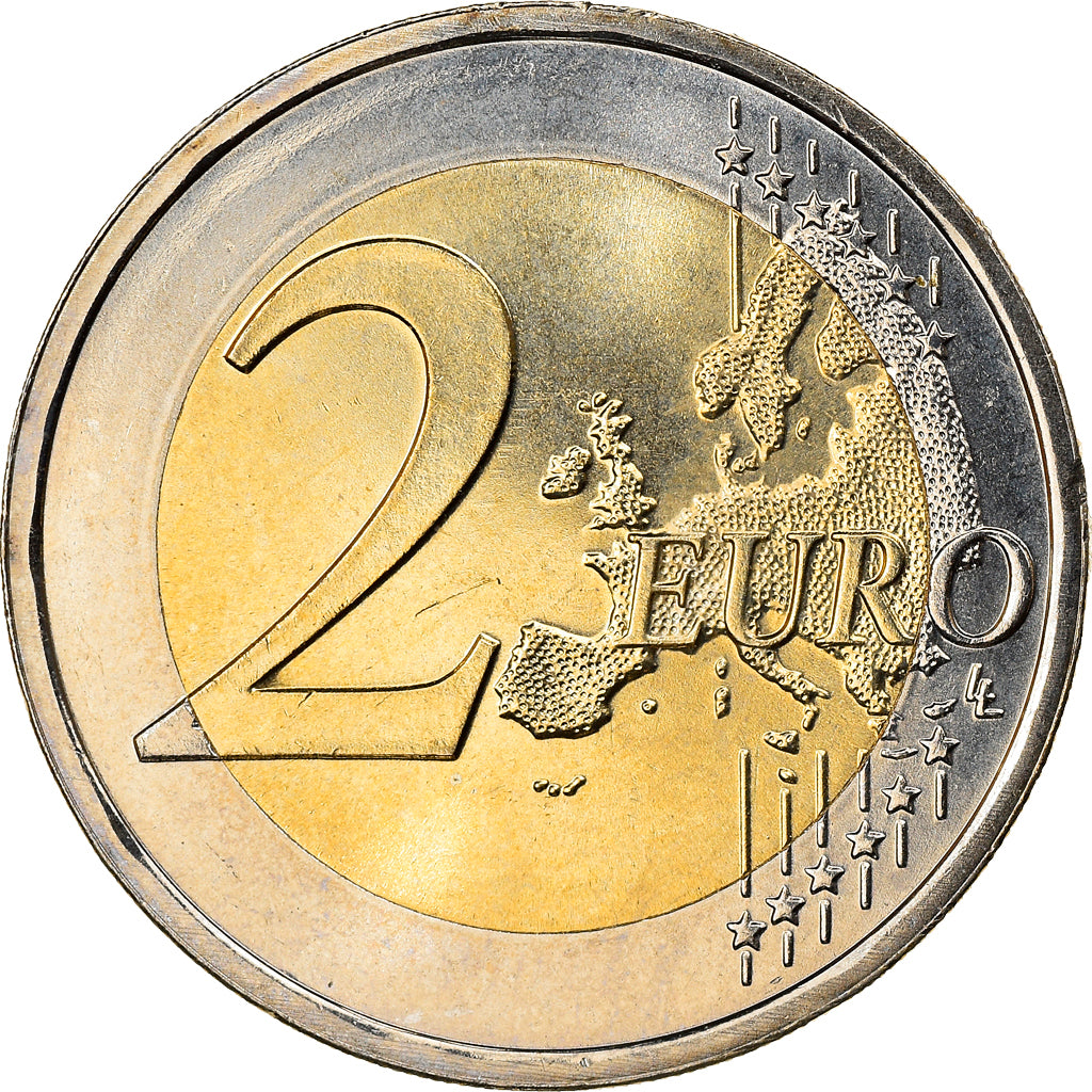 Netherlands, 2 Euro, 2014, MS(63), Bi-Metallic