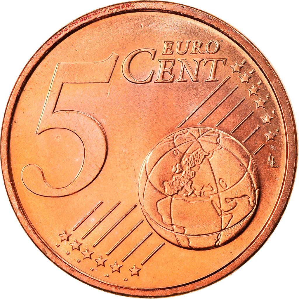 Netherlands, 5 Euro Cent, 2014, Utrecht, MS(63), Copper Plated Steel