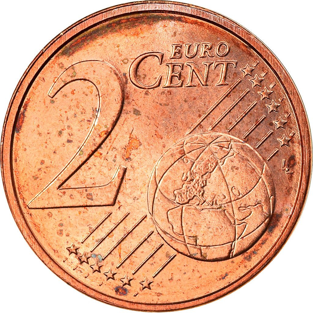 Netherlands, 2 Euro Cent, 2014, Utrecht, EF(40-45), Copper Plated Steel