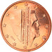 Netherlands, Euro Cent, 2014, MS(63), Copper Plated Steel