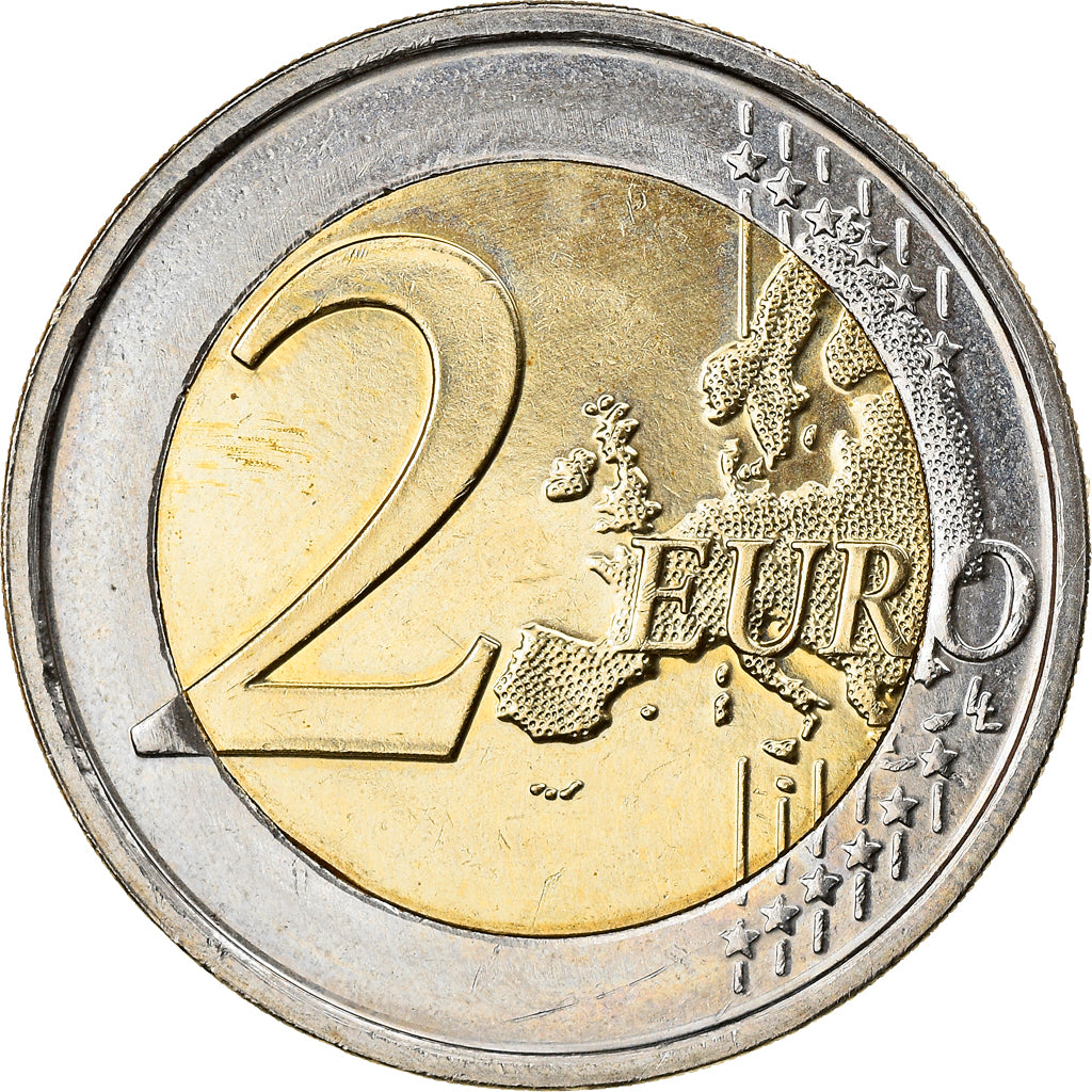 Belgium, 2 Euro, Portrait, 2014, King Philippe, MS(63), Bi-Metallic, KM:338